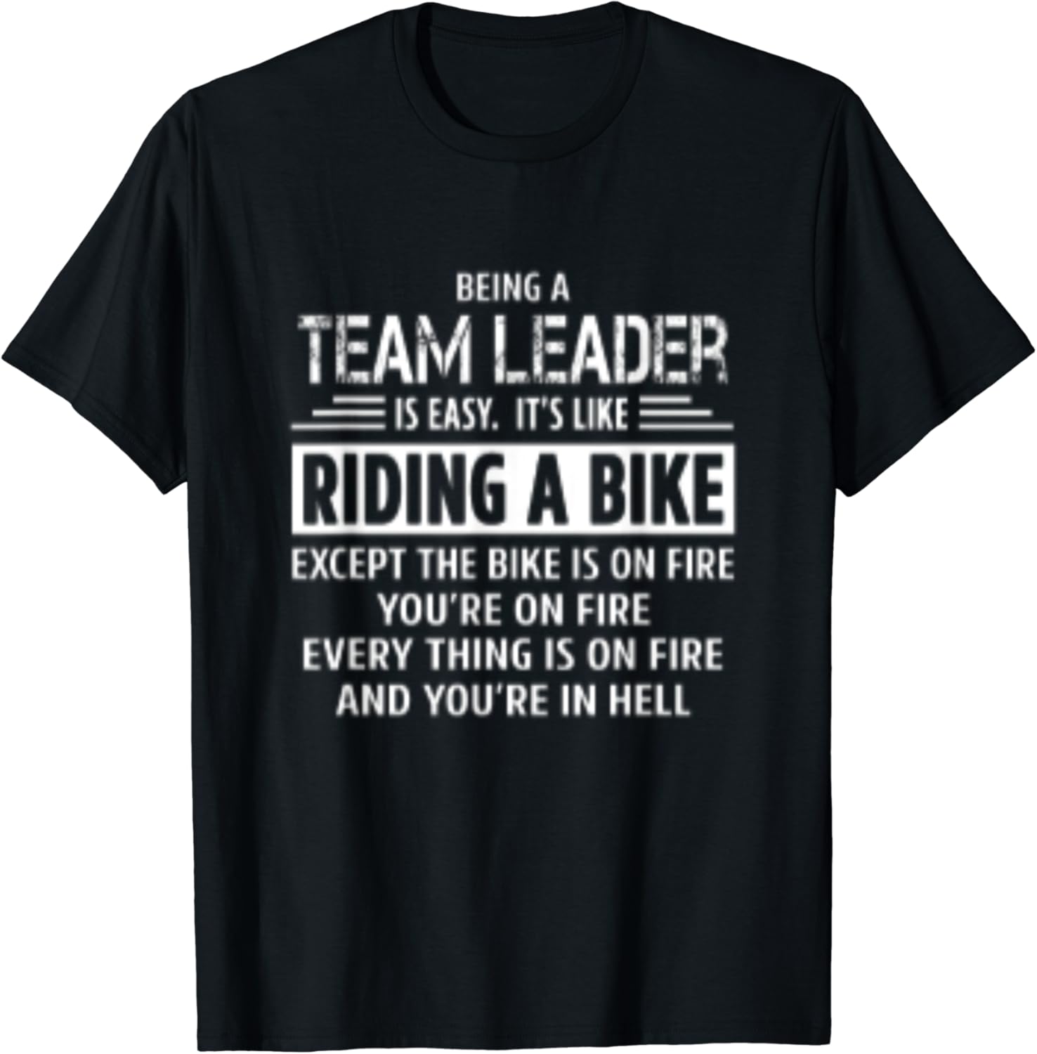 Team Leader TShirt Amazon.co.uk Fashion
